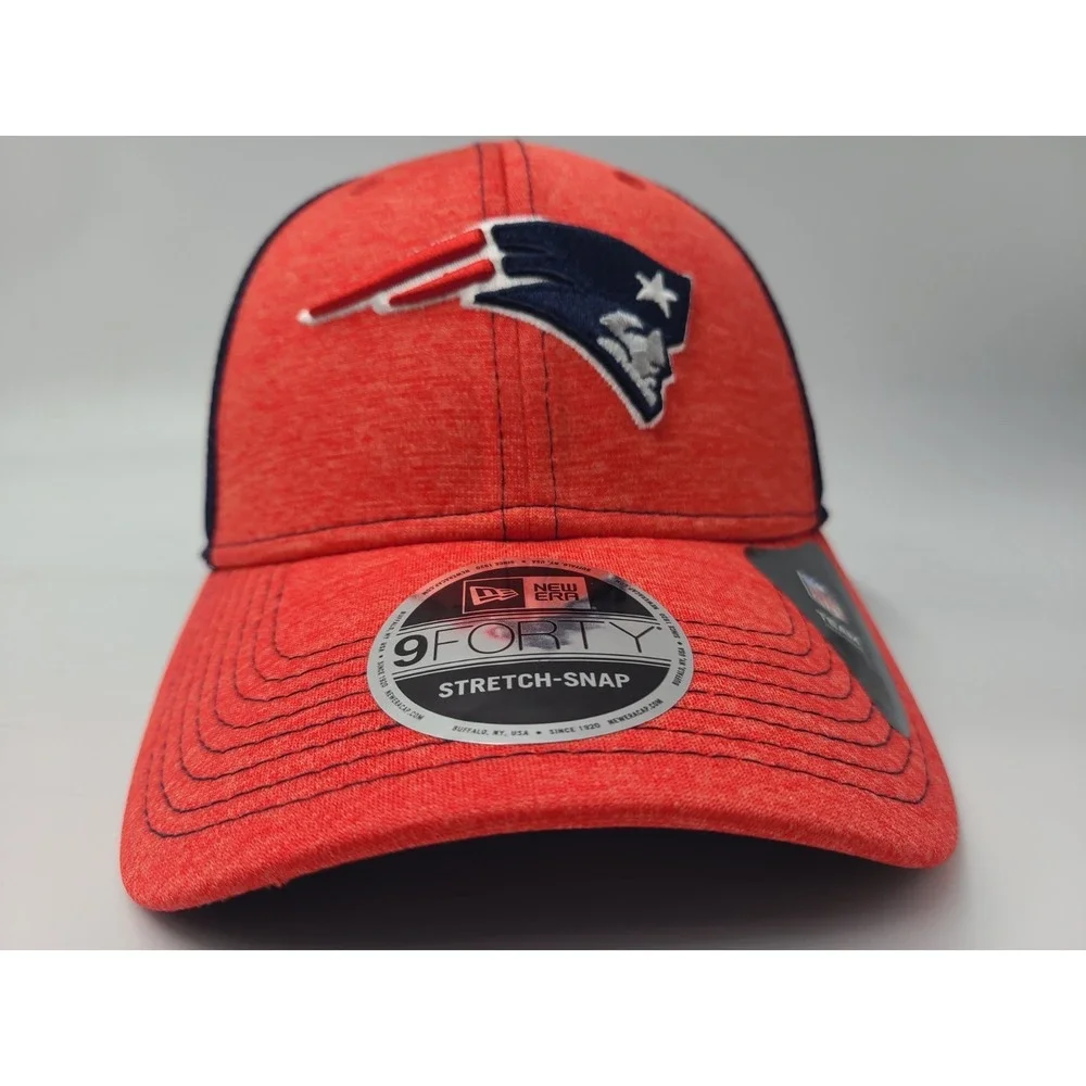 New England Patriots New Era 9Forty Mesh Snapback Hat Cap NFL Football Red‎ Blue